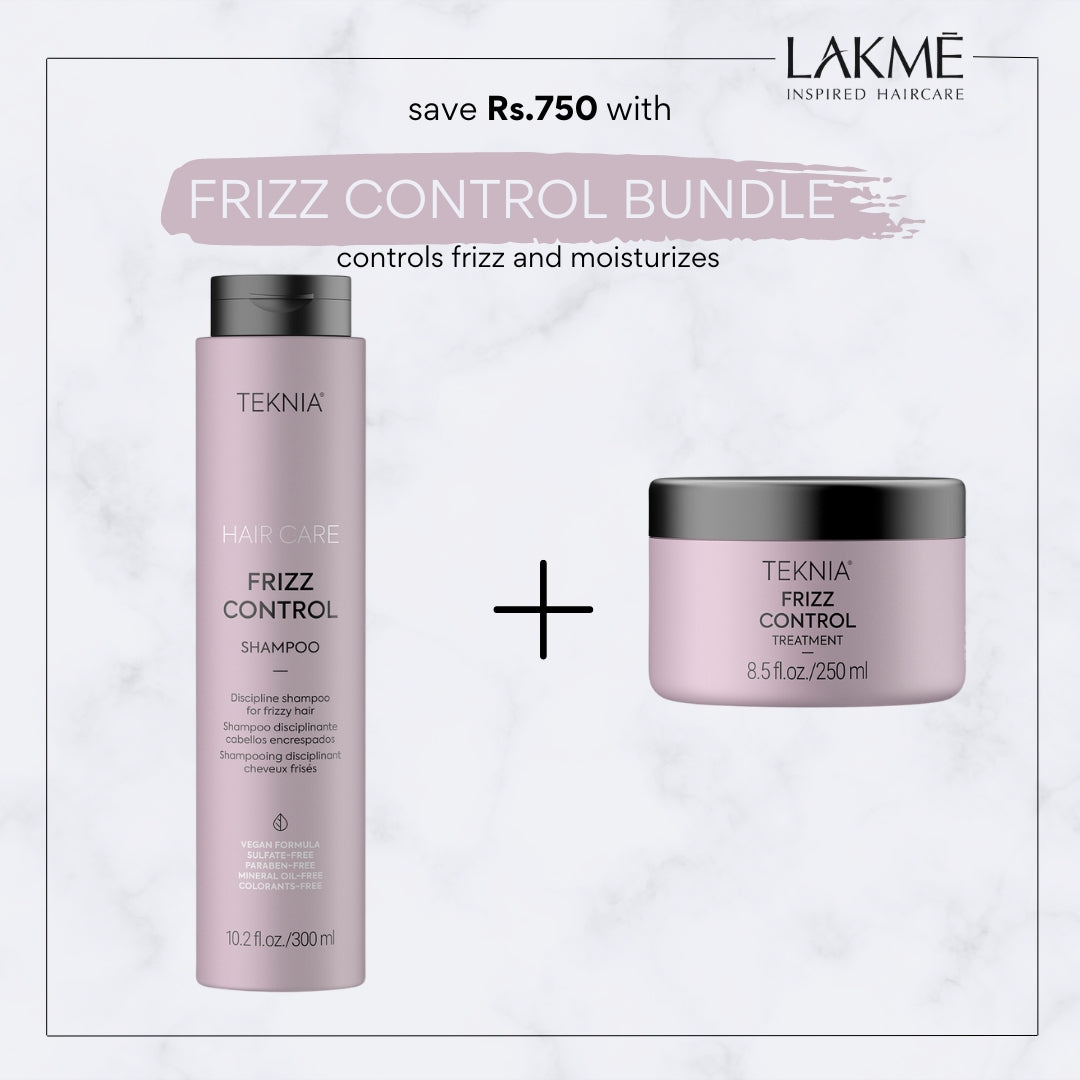 LAKME - Frizz Control Bundle (Shampoo + Treatment)